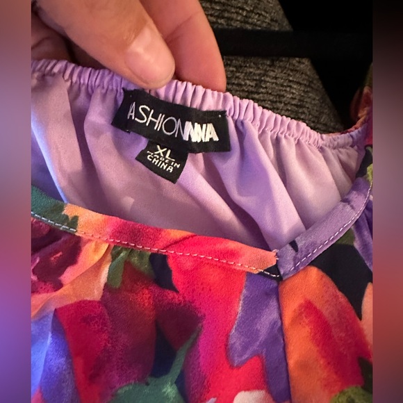 Fashion nova purple/combo sz XL - Picture 4 of 4